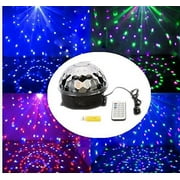 Led Disco Light Music Active Crystal Ball LED Stage Lighting Club Disco DJ Party Lights with Remote Control and Flashdrive