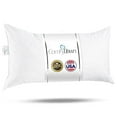 thumbnail image 6 of ComfyDown 16x26 Throw Pillow Insert, Down & Feather Fill, 100% Cotton Cover, Made in USA – Premium Soft Lumbar Decorative Pillow Form Sham Stuffer for Bed, Sofa & Couch, 6 of 8