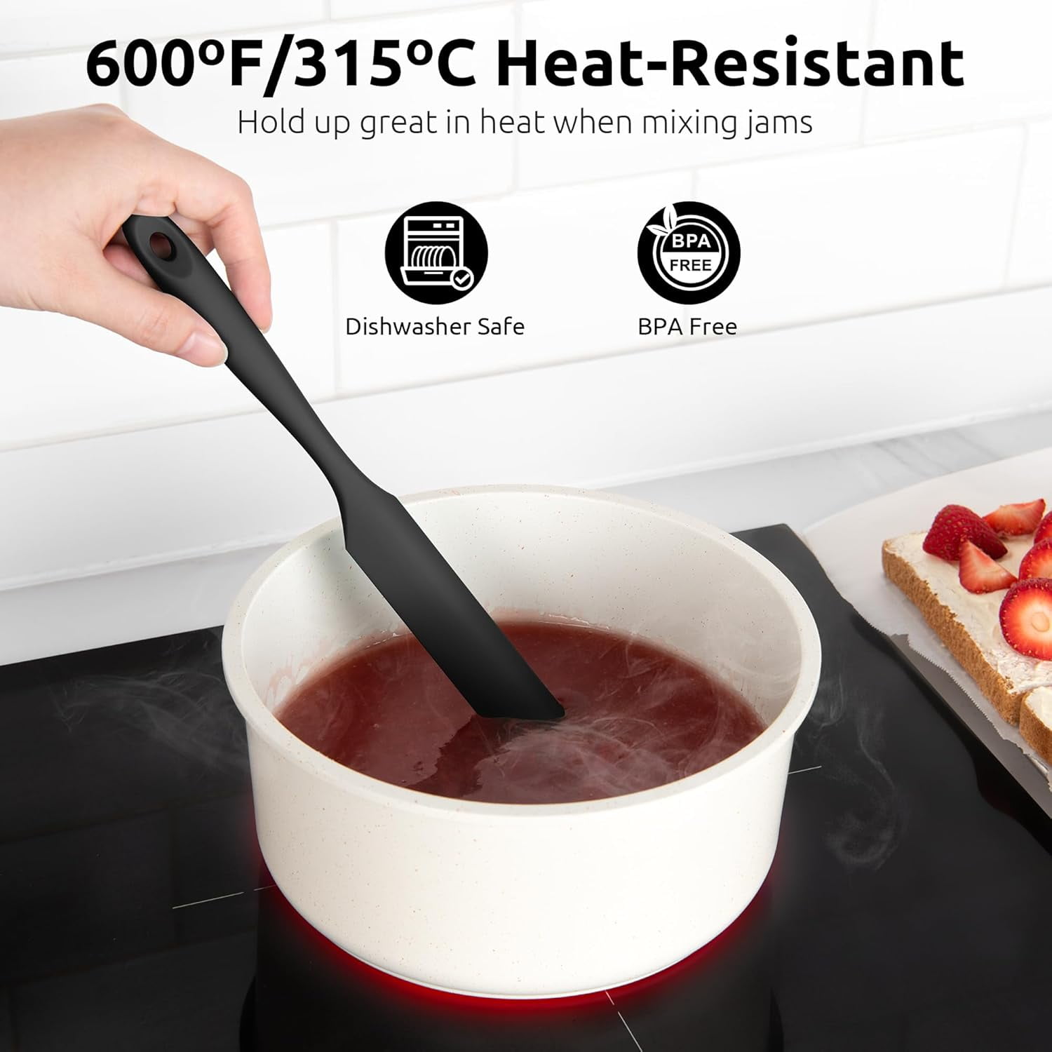 Silicone Jar Spatula