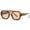 Orange, variante sur Lunettes de Soleil Rétro Hexagonales à Monture Carrée avec Double Pont pour Extérieur et Usage Quotidien, Design Pliable en Aluminium Léger, Bouclier Unisexe