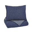 thumbnail image 2 of Ashley Furniture Capella Twin Quilt Set in Denim, 2 of 2