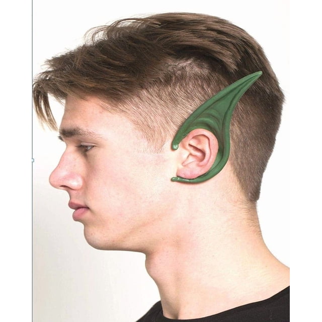 Accesorio de disfraz HMS Long Demon Cosplay Flexible Ears, color verde