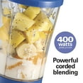 thumbnail image 4 of Hamilton Beach Personal Blender for Smoothies with Travel Lid, 14 oz, Monaco Blue, 4 of 9