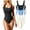 Black Candyblue Beige, variant on Women's 3 Piece Bodysuits Sexy Ribbed Sleeveless Square Neck Sleeveless Tank Tops Bodysuits