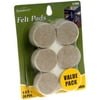 1-1/2" Value Pack Round Felt Pads, 24 Pieces, Oatmeal