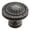 Black, variant on 1-3/8" Dia. Mountain Lodge Knob - Black Iron