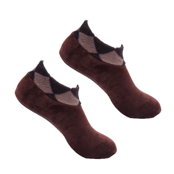 Guardurnaity Calcetines de invierno para el suelo, tobilleros térmicos con estampado de leopardo, antideslizantes, Unisex, cálidos, para dormir, zapatillas, Type3 NO3 Guardurnaity AP009918-10