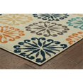thumbnail image 2 of Oriental Weavers of America Nicobar Floral Indoor/Outdoor Polypropylene Rug, Ivory, 2 of 2