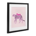 thumbnail image 3 of Stupell Industries Fierce Cheetah on Pink Black Framed Print Under Glass design by Ashley Singleton, 16 x 16, 3 of 10