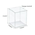 thumbnail image 2 of Unique Bargains Clear Display Case, Acrylic Box Assemble Transparent Dustproof Box Showcase 10x10x20cm for Collectibles, Crafts, 2 of 6