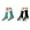 F-Blue 1PCS & Black 1PCS, variant on (2-Pack) Rinsvye Slipper Socks for Women Nylon Stocking with Non Slip Lined Garter Leggings for Women Slipper Socks Garner Cap Toe High Waist Tights Garter Tights for Women
