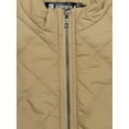 thumbnail image 5 of INSPIRE CHIC Women's Outerwear Vests Stand Collar Padded Gilet Zip Vest XS Khaki, 5 of 6