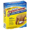 thumbnail image 2 of Aspercreme Lidocaine XL Pain Relief Patch Max Strength, Odor-Free 3 Ct eaC, 2 of 6