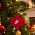 thumbnail image 5 of Mini Christmas Tree Ornament Hanging Decoration Cute Polyester Holiday Pendant for Window Home Wreath Decor, 5 of 7