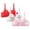 Pink, variant on Riecok Bras for Women Plus Size Lace 3 Pack Underwire Bras Stretch Push Up Bras Breathable Comfortable Bras
