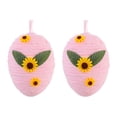 thumbnail image 1 of Wosthever 2 piezas de decoración primaveral con colores brillantes clásicos de Pascua y espuma de moda para fiesta de Pascua DIY. Kits de decoración para fiestas Rosa 10*10*13CM, 1 of 6