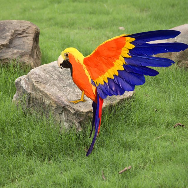 Estatua de pájaros Colco Estatuil pájaros falsos para Césped decoración Patio hogar jardín Estilo B