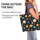 thumbnail image 2 of Fotbe Planets In Deep Space Bolsa Tote Estética de Lona con Estampado para Mujer - Bolsa Reutilizable de Hombro Casual para Vacaciones, Compras, Trabajo y Gimnasio, 2 of 8