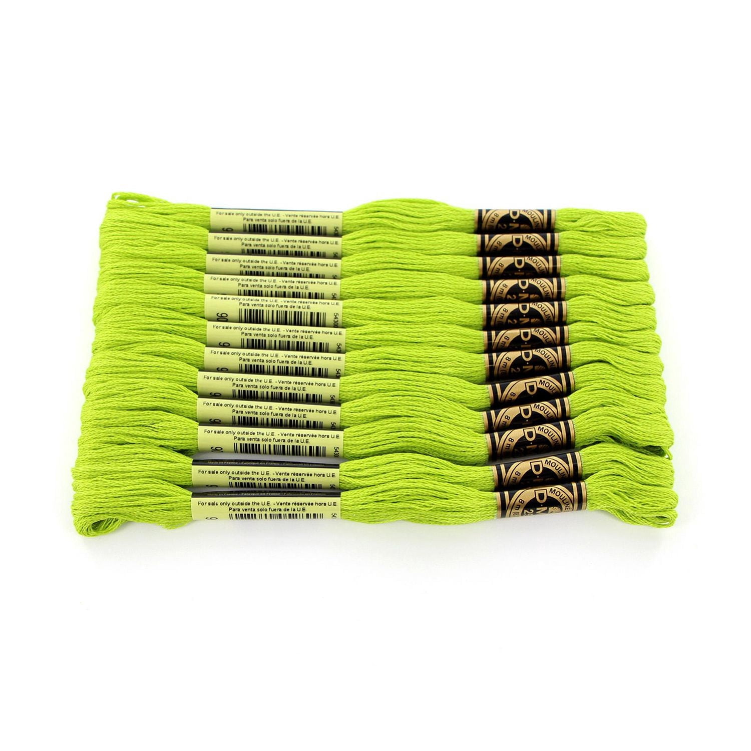 DMC Green Cotton 6 Strand Floss 8m