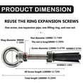 Lekdue Hardware Adapter Price Crash, Reuse the Ring Expansion Screw