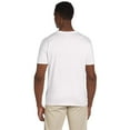thumbnail image 4 of Gildan Softstyle V-Neck T-Shirt GR64, Adult Men's Short Sleeve V-Neck T-Shirt Modern fit Tee, White 3XL, 4 of 4