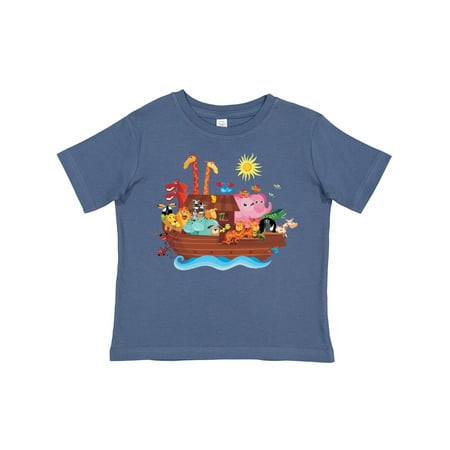 

Inktastic Animal Ark Bible Story Christian Gift Toddler Boy or Toddler Girl T-Shirt