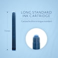 thumbnail image 2 of Cartuchos de tinta Waterman Serenity Blue tamaño grande, paquete de 8, 2 of 2