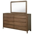 thumbnail image 4 of Maderia 8-drawer Dresser and Mirror Walnut, 4 of 12