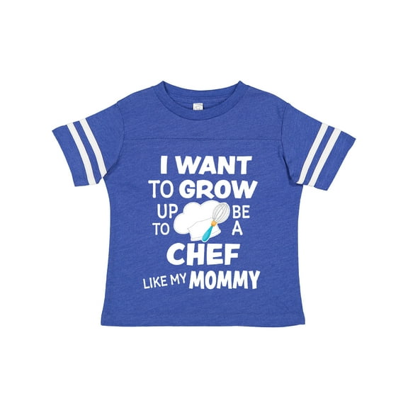 Inktastic I Want to Grow Up to Be a Chef Like My Mommy Boys or Girls Toddler T-Shirt