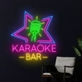thumbnail image 2 of Handmadetneonsign Karaoke Bar Neon Sign, Record Studio Wall Decor, Microphone Karaoke Wall Decor, 2 of 5