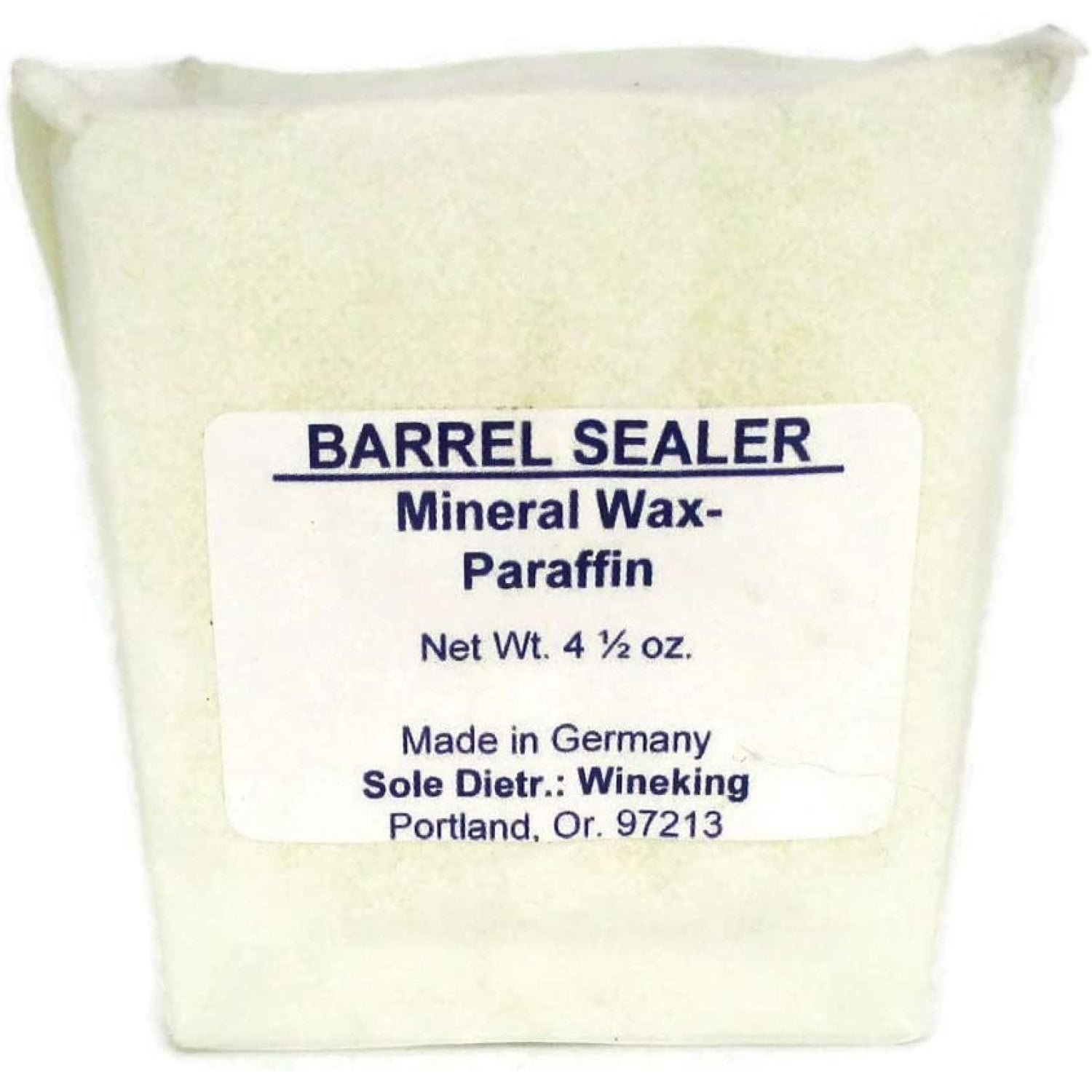 Barrel Sealing Wax Mineral Wax Paraffin 4.5 oz, Mineral wax Paraffin