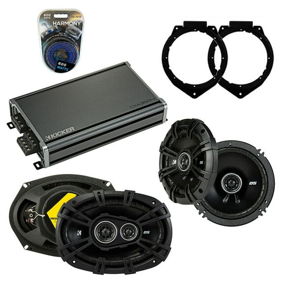 Fit Chevy Malibu 2008-2012 Factory Speaker Upgrade Kicker DSC65 DSC693 & CXA3604