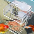 thumbnail image 1 of Bandeja de alimentación para , accesorio para camarones y tortugas, de fácil instalación, cuadrada y transparente, para alimento de peces., 1 of 8
