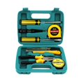 thumbnail image 2 of 8PCS Portable Hardware Set Screwdriver Electric Pen Measuring Tape Utility Knife Wire Cutter Electrical Tape Household Repairing Tool Set, 2 of 7