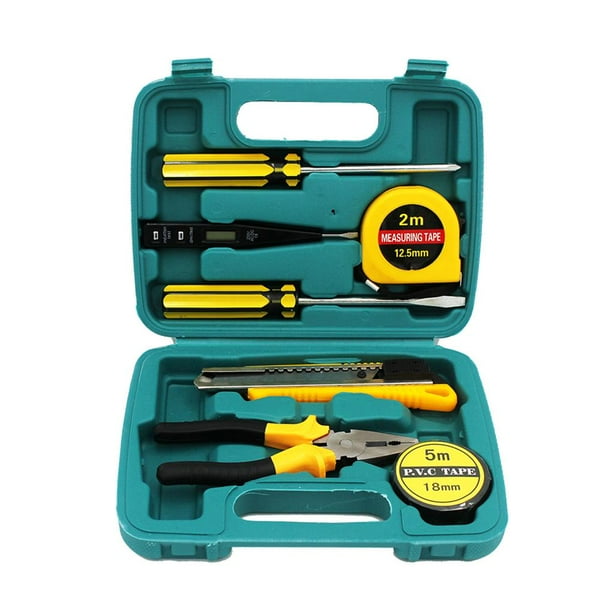 Juego De Herramientas Portátiles De 8 Uds., Destornillador, Pluma Eléctrica, Cinta Métrica, Cuchillo De Uso General, Cortador De Alambre, Cinta Eléctrica, Juego De Herramientas De Reparación Advancent HA025018-02