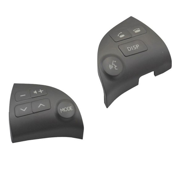 2 piezas de interruptor de botón de altavoz Bluetooth multifuncional para botón de volante ES350 84250-33190 A