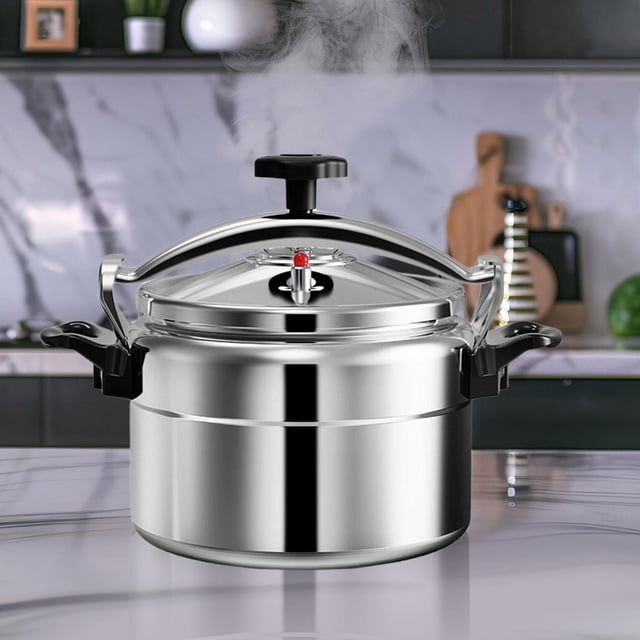 Olla a presión de aluminio pequeña para cocina de inducción a gas, olla a presión para cocina L
