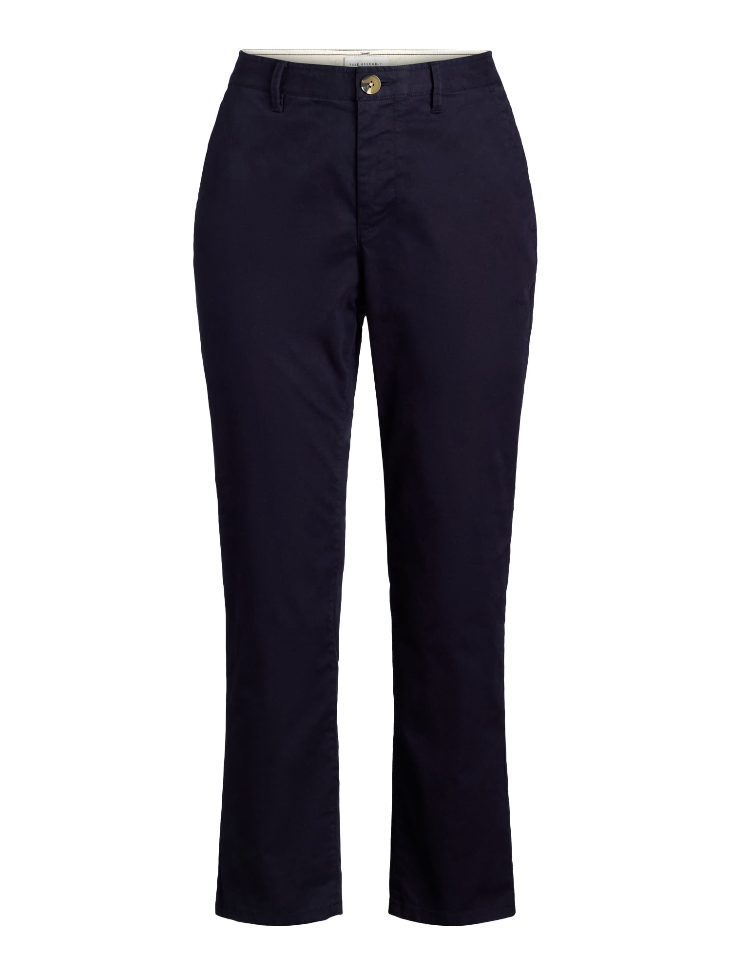 Free Assembly Women's Mid Rise Slim Straight Pant