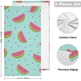 thumbnail image 2 of Coolnut Watermelon Soft Hand Towels, 2 PcsAbsorbent Bath Towel Decorative Fingertip Towels for Bathroom Gym Spa Hotel Beach Swimming Pool,14.4"x 28.3", 2 of 6