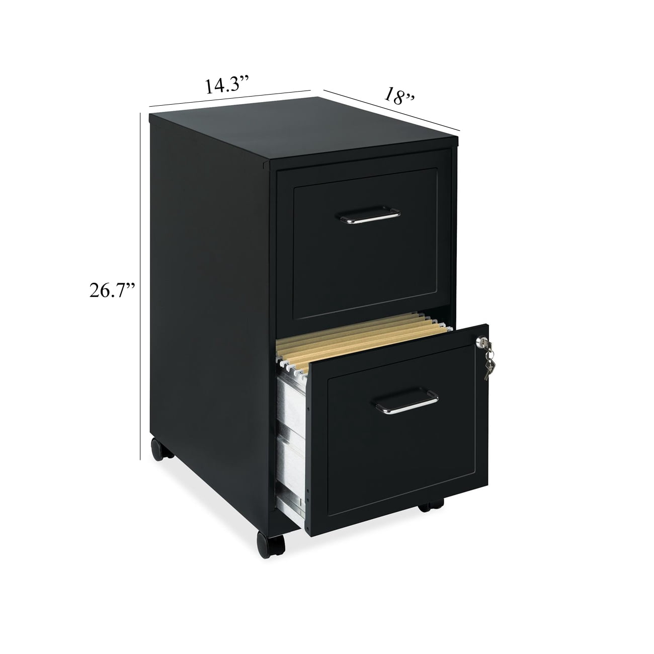 Lorell Soho 18 2 Drawer Mobile File Cabinet Office Furniture Passionedu Vn