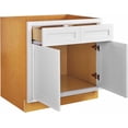 thumbnail image 7 of Maplevilles Cabinetry B36 Inset 36" Wide X 35" Tall Double Door Base Cabinet - White, 7 of 7