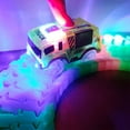 thumbnail image 2 of SUTENGDA 4 Pcs Voitures Lumineuses Jouets de Course Multifonctionnels Flex Style 1, 2 of 4