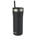 thumbnail image 1 of Contigo Streeterville Stainless Steel Tumbler with Plastic Straw and Splash-Proof Lid, 32 oz (946 mL), 1 of 4