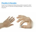 thumbnail image 2 of 4Pack Silicone Wedding Ring for Men, Breathable Mens' Rubber Wedding Bands, Comfortable Durable Wedding Ring, Size 9 10 11 Available for Workout, 2 of 2