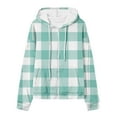thumbnail image 4 of BLVB Women's Oversized Zip Up Hoodies Sweatshirts Cute Teen Girl Fall Casual Drawstring Jackets Outerwear with Pockets, 4 of 6