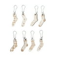 thumbnail image 3 of Multifunction Wood Stitch Marker Handy Crafts Round Lightweight Durable Portable 8 Pieces, 3 of 8