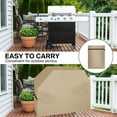 thumbnail image 5 of 58 inch Heavy Duty BBQ Gas Grill Cover, Waterproof, Rip-Proof, Weather & UV Resistant, Fits Grills of Weber Durable,khaki, 5 of 10