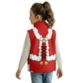 thumbnail image 2 of Garronmavis Christmas Decoration Girls Outerwear Vest Size 9-10 Stylish Lightweight Zip Coats with Pockets Fall Outerwear Versatile Zipper Winter Sleeveless Jacket with Pockets for Girls, 2 of 7