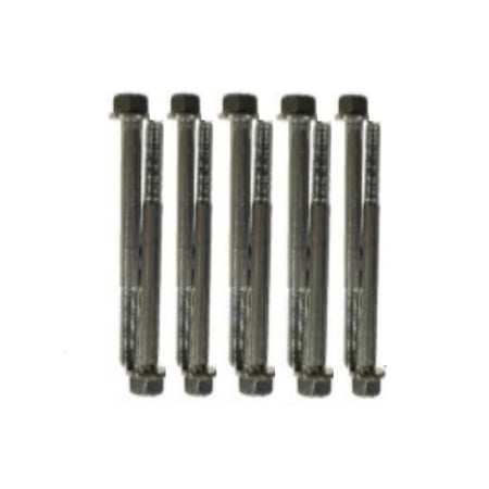 

10 pcs Hex Flange Bolts - M6-1.0 90mm Length