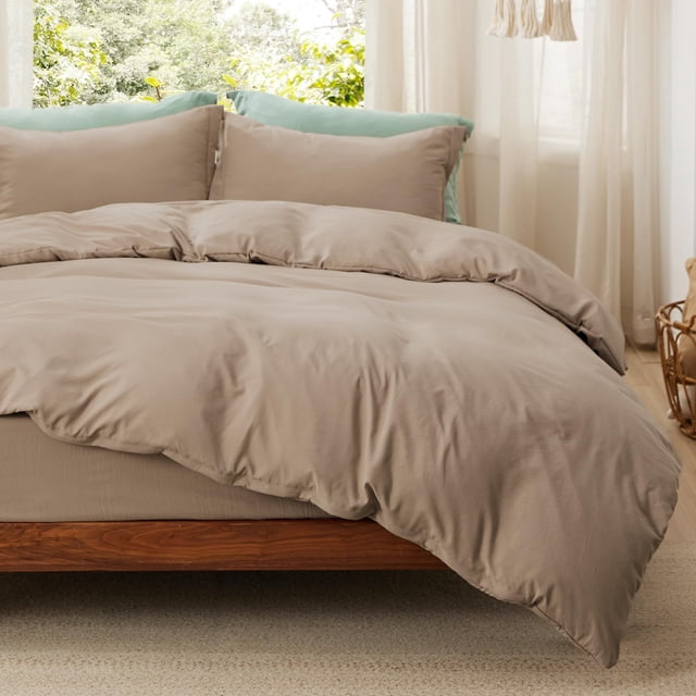 Juego de cama Bedsure California King Size con funda de edredón, 4 unidades